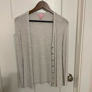 Lilly Pulitzer Grey Cardigan - xxs